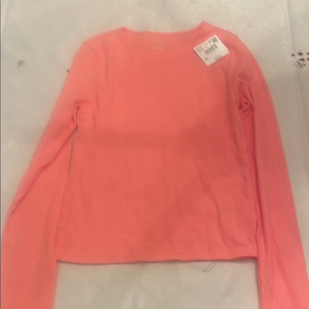 Women's Coral Long Sleeve Top